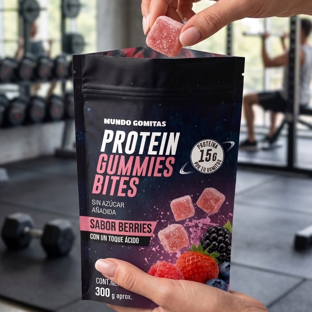Preventa: Gomitas con Proteína Sabor Berries - Bolsa 6 porciones (envíos desde 28 de agosto)
