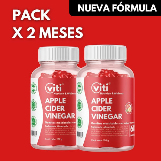 GOMITAS CON VINAGRE DE MANZANA (2 MESES)