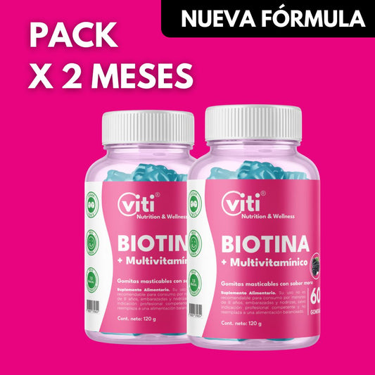 GOMITAS CON BIOTINA (PACK 2 MESES)