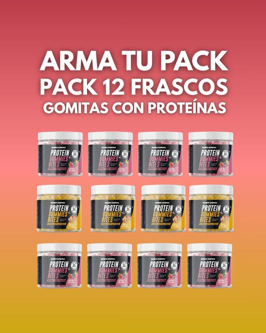 Gomitas con proteína - Arma tu PACK 12 frascos