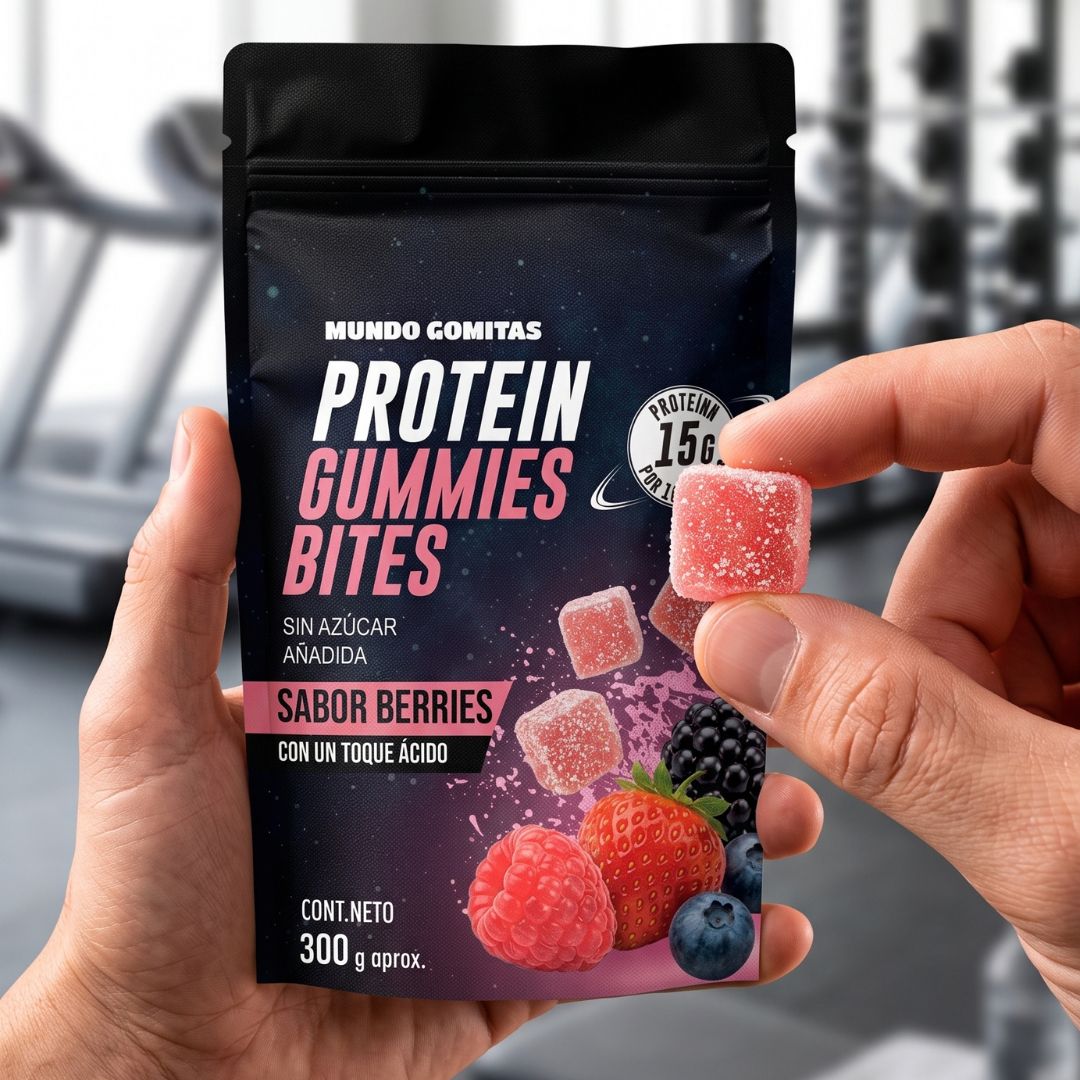 Preventa: Gomitas con Proteína Sabor Berries - Bolsa 6 porciones (envíos desde 28 de agosto)