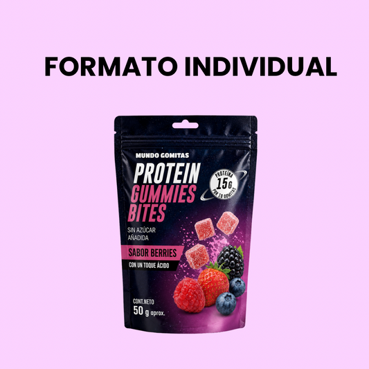 Gomitas con Proteína sabor Berries (individual 10 gomitas)