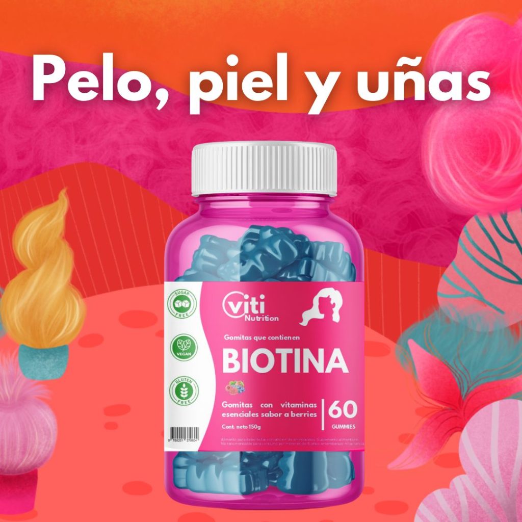 Preventa Gomitas Con Biotina Pelo Piel Y UÑas EnvÍos Desde El 14 De